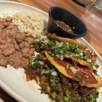 Blanco Cocina Cantina signature dishes Birria TacosChicken Pastor TacosGrilled Chicken Fajitas